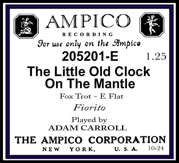205201 - Little Clock on the Mantle pb Adam Carroll