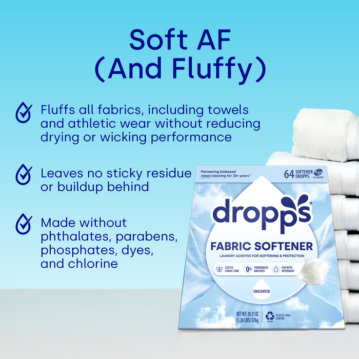 64 Count Fabric Softener Pods, Unscented