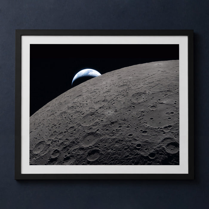 Framed print mockup — A Setting Earth
