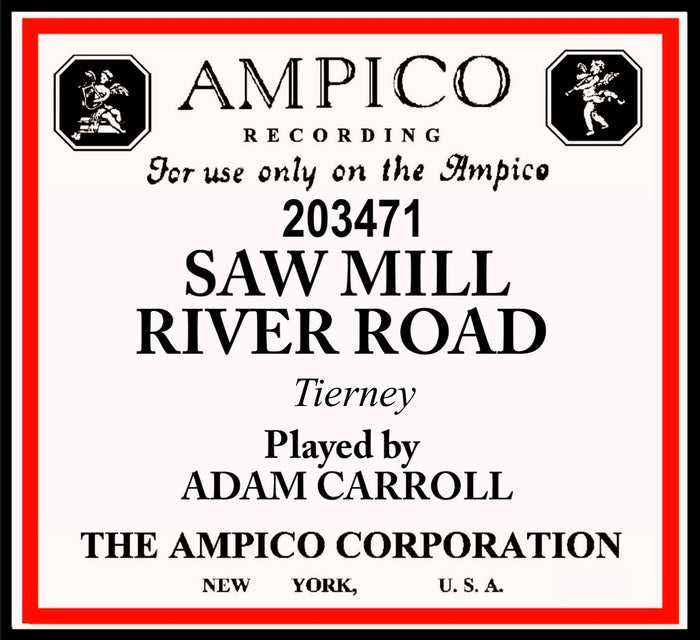 Ampico 203471 Saw Mill Valley Road pb Adam Carroll