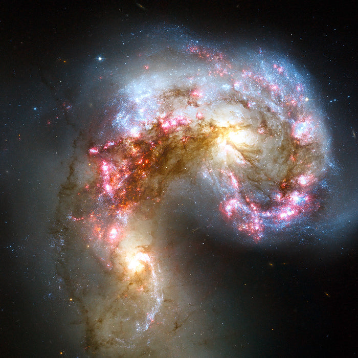 Antennae Galaxies in Collision - high resolution space images - Sky Image Lab