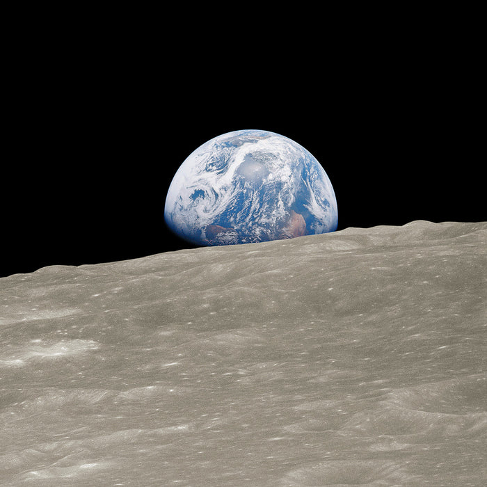 Apollo 8 Earth Rise One - high resolution space images - Sky Image Lab