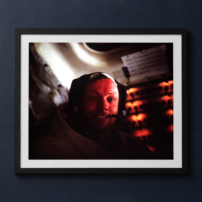 Framed print mockup — Armstrong in Eagle