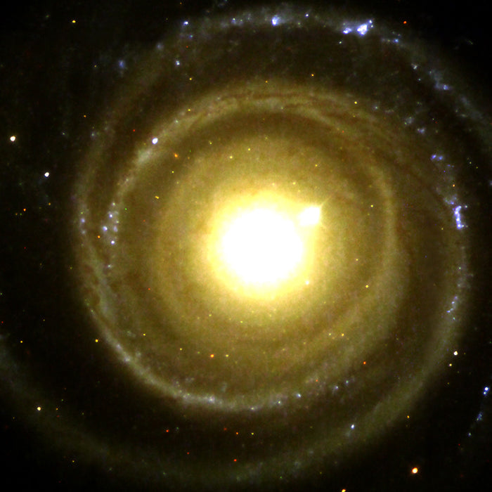Backwards Spiral Galaxy - high resolution space images - Sky Image Lab