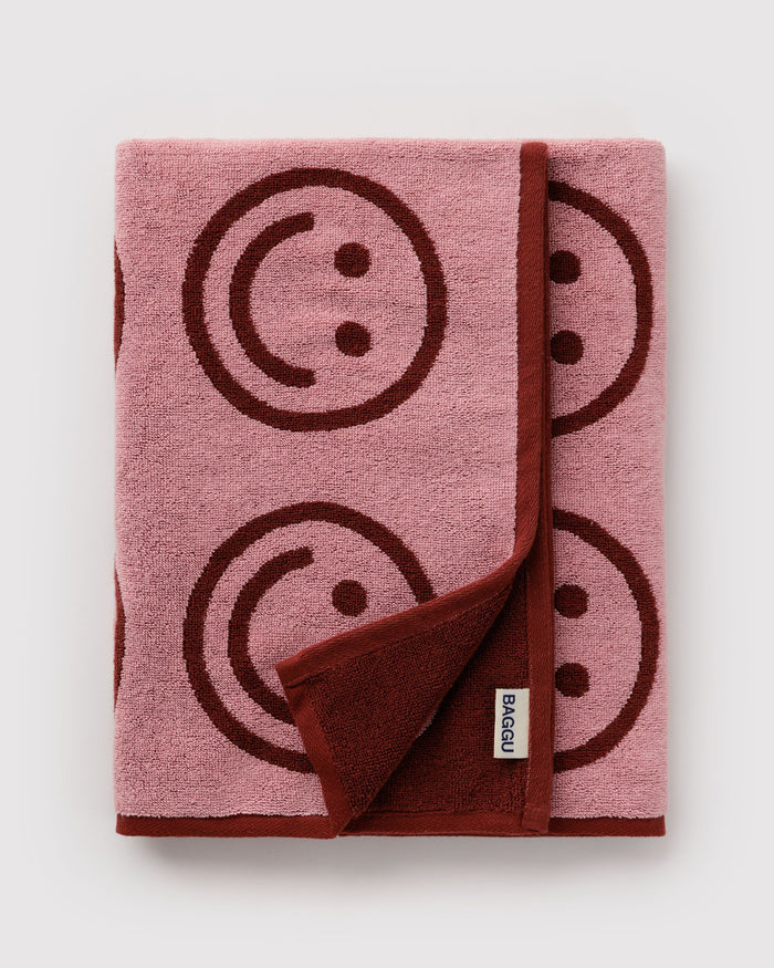 Bath Towel - Blush Happy