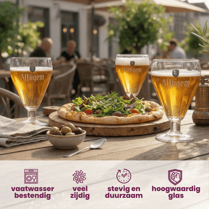 Bierglazen cadeau set - 3 stuks