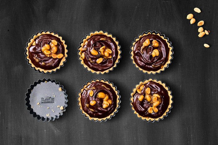 Birkmann Taartvorm / Bakvorm / Quichevorm met losse bodem Premium Baking ø 10 x 2 cm - 6 Stuks