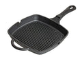 Blackwell Grillpan Gietijzer Cast Iron 23 x 23 cm - geschikt voor alle warmtebronnen - zonder anti-aanbaklaag
