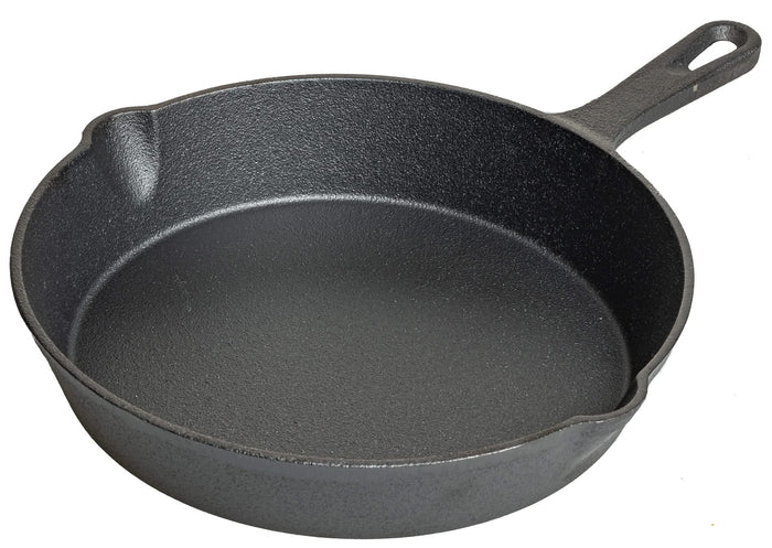 Blackwell Koekenpan Skillet Gietijzer ø 25 cm - geschikt voor alle warmtebronnen - zonder anti-aanbaklaag