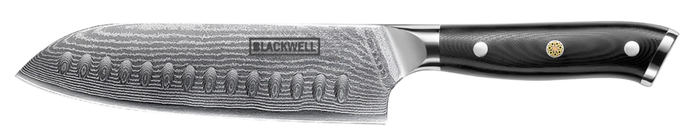 Blackwell Santokumes Japanse stijl - 67 lagen damaststaal - VG10 - 19 cm
