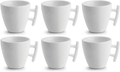 BonBistro Koffiekop Yong Squito 170 ml - Wit - 6 stuks