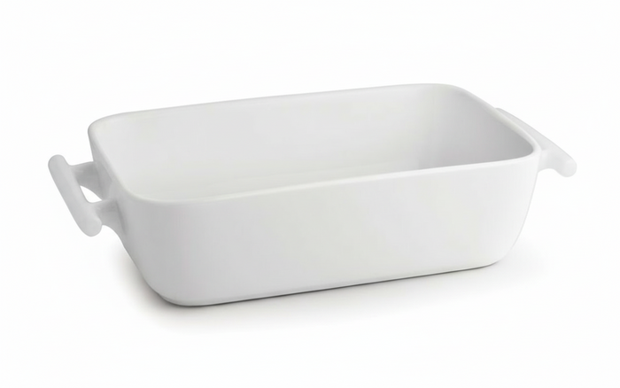 BonBistro Ovenschaal Yong Squito - Wit - 20 x 14 x 6 cm / 1.1 Liter - 2 stuks