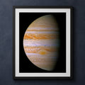 Framed print mockup — Cassini Half Jupiter