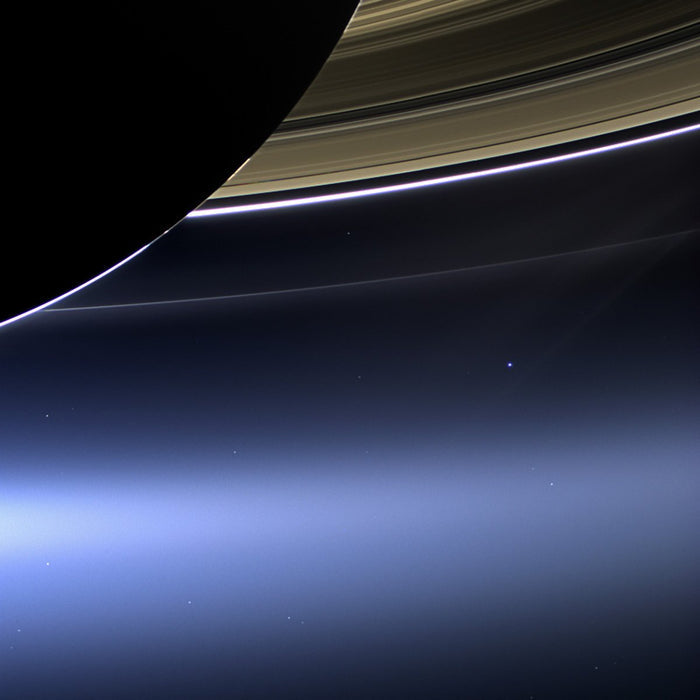 Cassini Pale Blue Dot - high resolution space images - Sky Image Lab