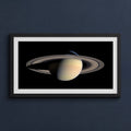Framed print mockup — Cassini Saturn Panorama