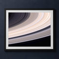 Framed print mockup — Cassini Saturn Ringscape