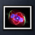 Framed print mockup — Cat's Eye Nebula