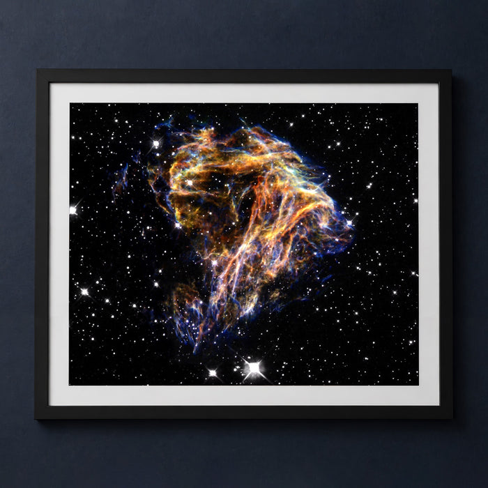 Framed print mockup — Celestial Fireworks