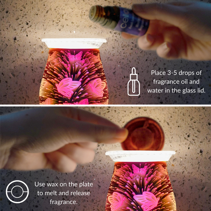 Cello - 3D Plug In Electric Melt Burner - Butterfly