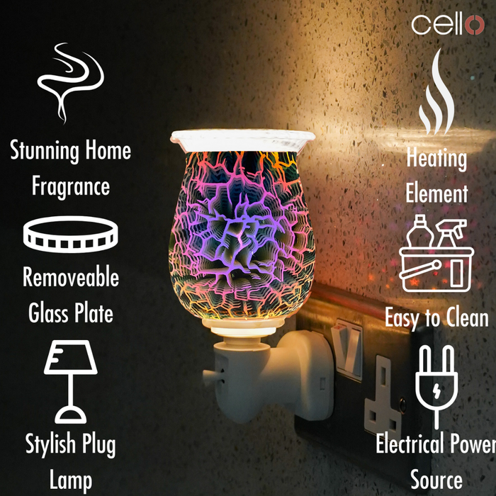Cello - 3D Plug In Electric Melt Burner - Lightning