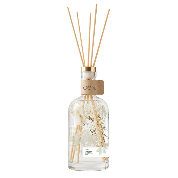 Cello - Botanical Reed Diffuser 1000ml - Crisp Cotton