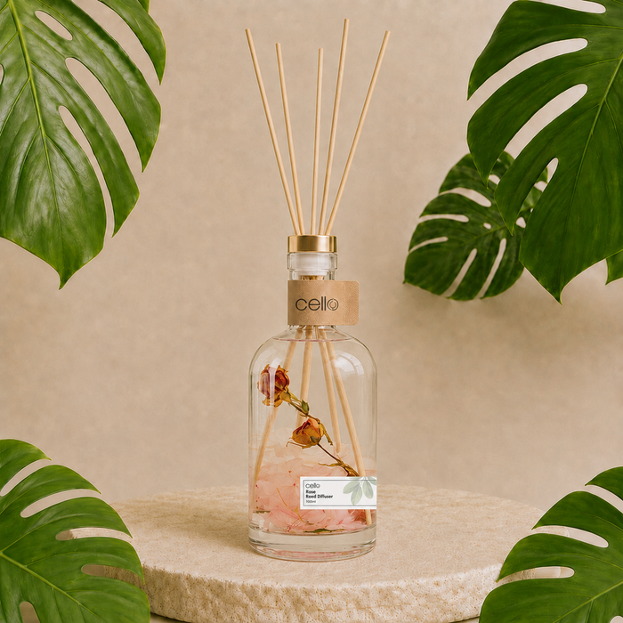 Cello - Botanical Reed Diffuser 1000ml - Rose