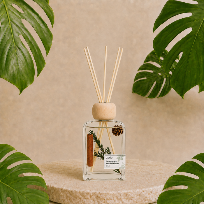 Cello - Botanical Reed Diffuser 200ml - Lemongrass