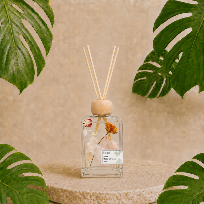 Cello - Botanical Reed Diffuser 200ml - Rose