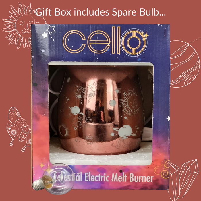 Cello - Celestial Electric Melt Burner - Copper