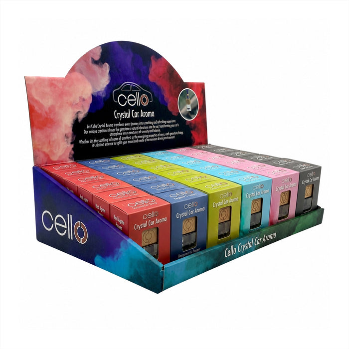 Cello - Crystal Car Aroma CDU Set 2