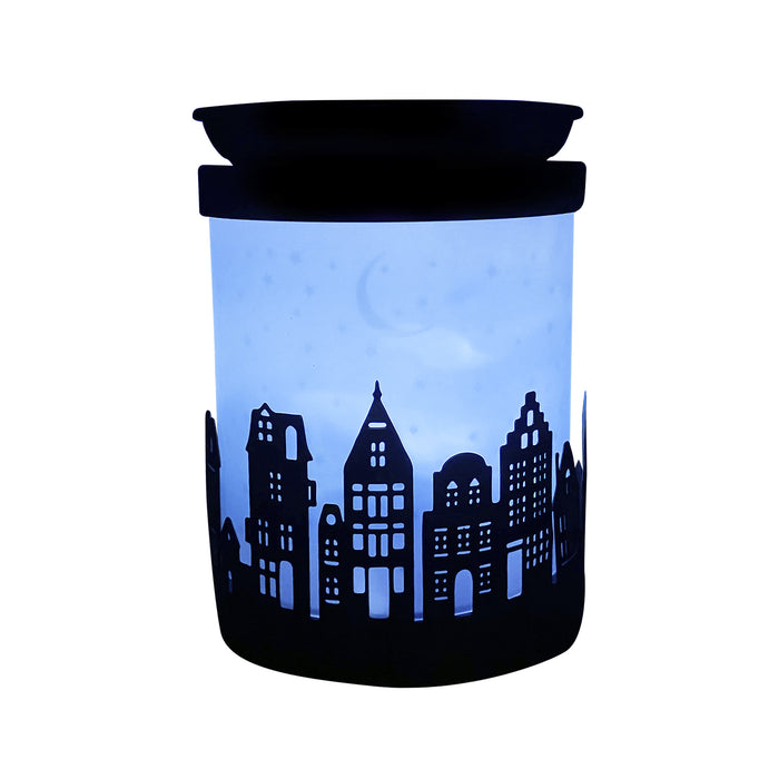 Cello - Electric Melt Burner - City Northern Lights - Colour Changing