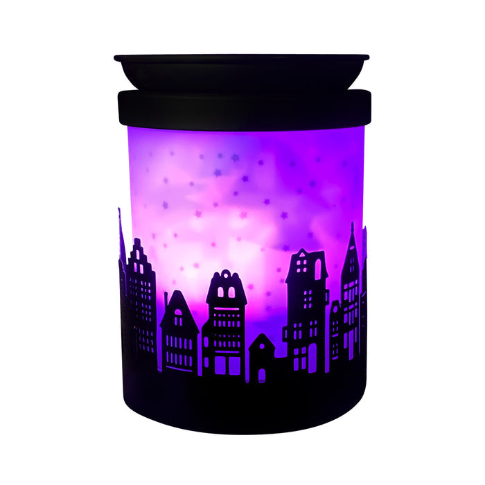 Cello - Electric Melt Burner - City Northern Lights - Colour Changing