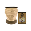 Cello - Elephant Barrel Porcelain Electric Melt Burner with Naked Cello Melts (Muddle)