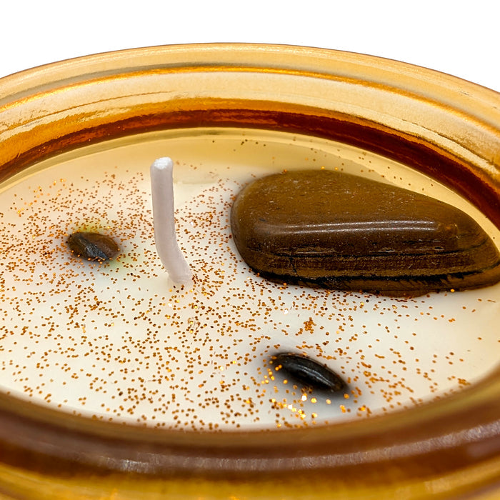 Cello - Gemstone Candle 200g - Valencia Orange with Tiger's Eye