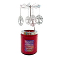Cello - Gemstone Candle 400g with Convection Spinner - Foraged Wild Berries with Cherry Quartz