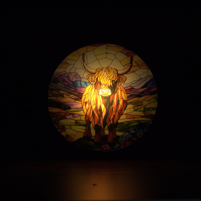 Cello - LED Round - Golden Highland