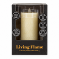 Cello - Living Flame LED Candle Pillar - 13cm