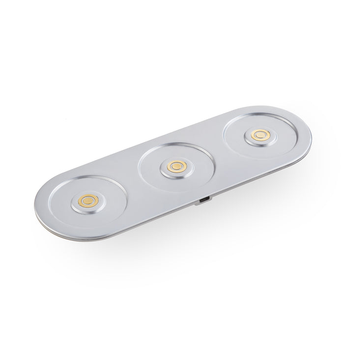 Cello - Living Flame LED Candle Pillar - Set of 3