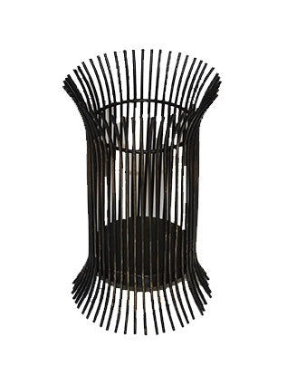 Cello - Metal Candle Holder - Wicker