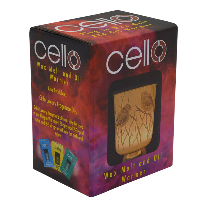 Cello - Porcelain Plug In Electric Melt Burner - Bird
