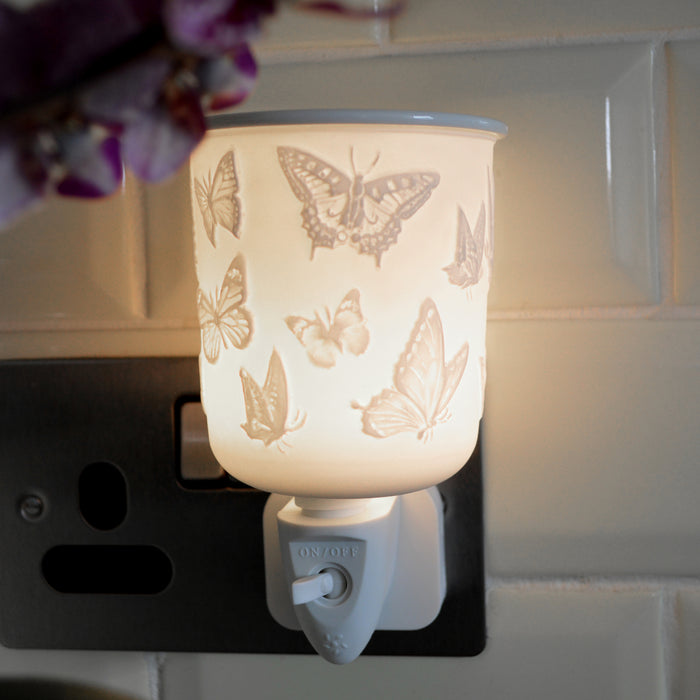 Cello - Porcelain Plug In Electric Melt Burner - Butterfly