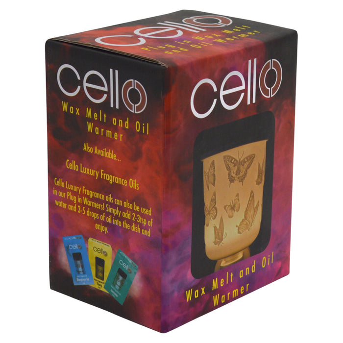 Cello - Porcelain Plug In Electric Melt Burner - Butterfly