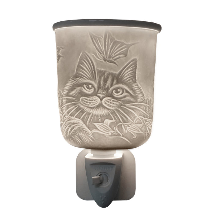 Cello - Porcelain Plug In Electric Melt Burner - Cat