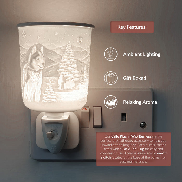 Cello - Porcelain Plug In Electric Melt Burner - Dog