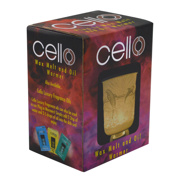 Cello - Porcelain Plug In Electric Melt Burner - Dolphin