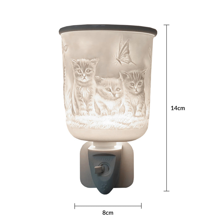 Cello - Porcelain Plug In Electric Melt Burner - Kitten