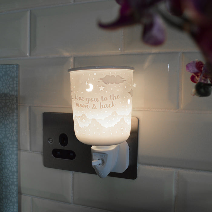 Cello - Porcelain Plug In Electric Melt Burner - Love You To The Moon & Back