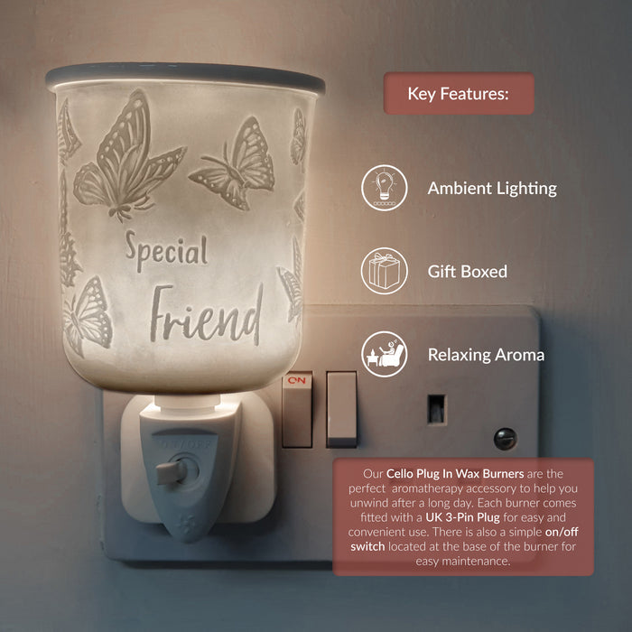 Cello - Porcelain Plug In Electric Melt Burner - Special Friend