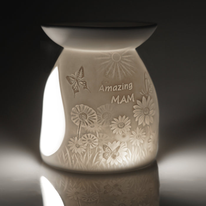 Cello - Porcelain Tealight Burner - Amazing Mam