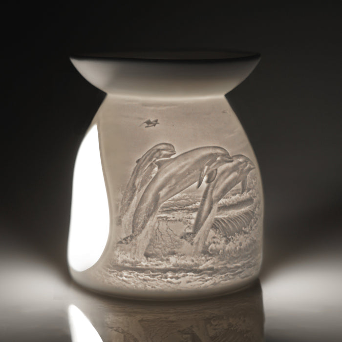 Cello - Porcelain Tealight Burner - Dolphin